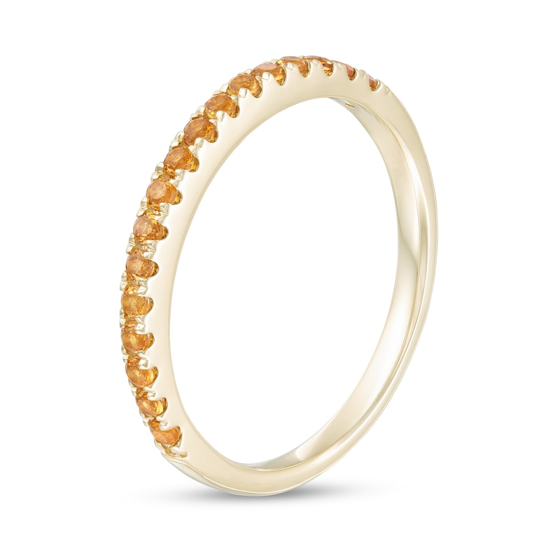 Citrine Petite Stackable Band in 10K Gold - Size 7|Peoples Jewellers