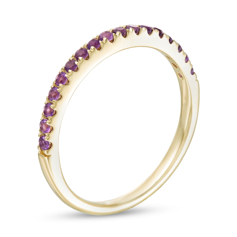 Amethyst Petite Stackable Band in 10K Gold - Size 7|Peoples Jewellers