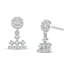 Peoples Private Collection 0.33 CT. T.W. Diamond Drop Earrings in 10K White Gold