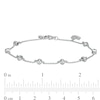 Thumbnail Image 3 of Peoples Private Collection 0.25 CT. T.W. Diamond Bracelet in 10K White Gold - 7.25"