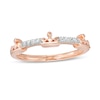 Thumbnail Image 0 of Peoples Private Collection 0.07 CT. T.W. Diamond Crown Ring in 10K Rose Gold