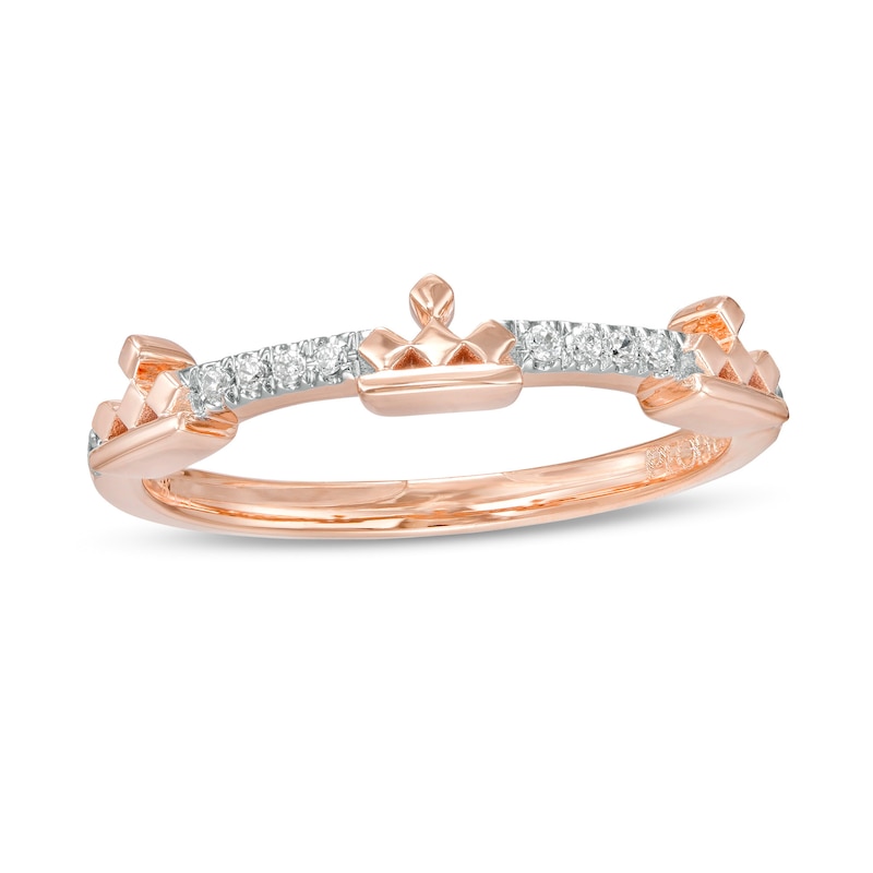 Peoples Private Collection 0.07 CT. T.W. Diamond Crown Ring in 10K Rose Gold|Peoples Jewellers