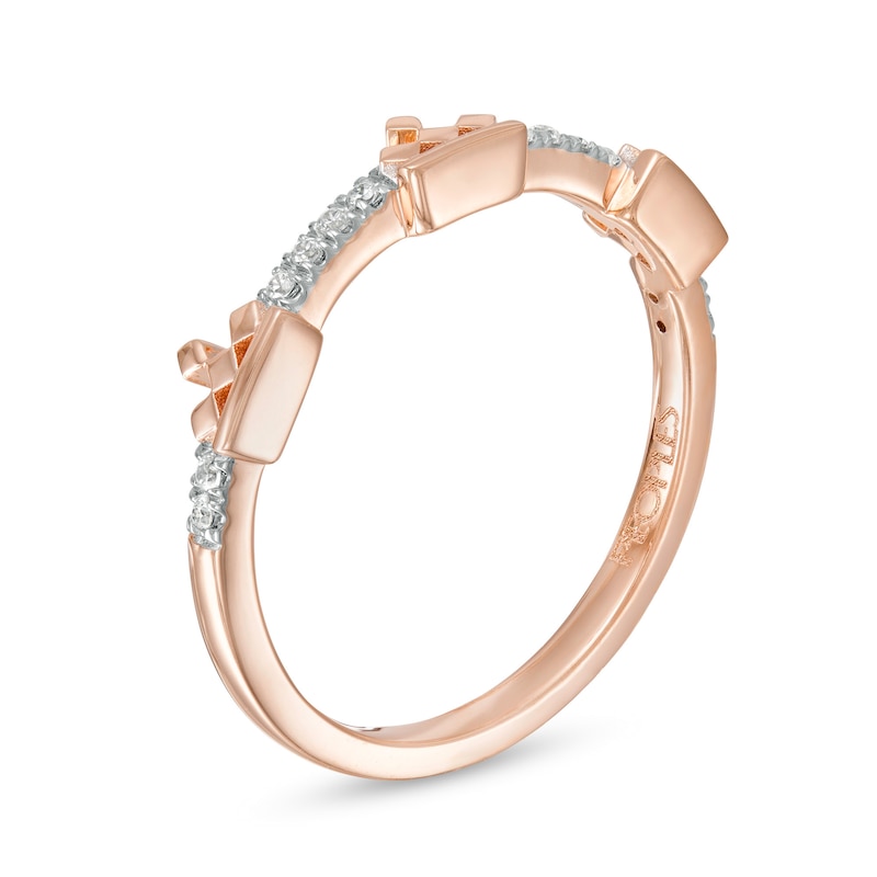 Peoples Private Collection 0.07 CT. T.W. Diamond Crown Ring in 10K Rose Gold|Peoples Jewellers