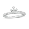 Thumbnail Image 0 of Peoples Private Collection 0.25 CT. T.W. Diamond Crown Ring in 10K White Gold