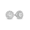 CT. T.W. Diamond Frame Stud Earrings in 10K White Gold