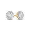 Thumbnail Image 0 of 0.37 CT. T.W. Diamond Frame Stud Earrings in 10K Gold