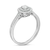 Thumbnail Image 2 of 0.29 CT. T.W. Diamond Double Frame Engagement Ring in 10K White Gold