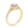 Thumbnail Image 3 of 0.29 CT. T.W. Diamond Frame Vintage-Style Engagement Ring in 10K Gold