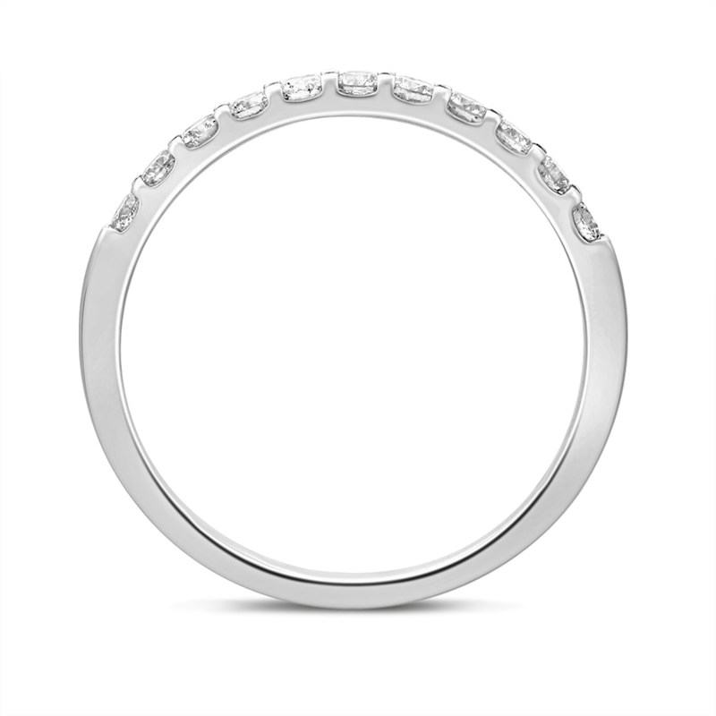 0.37 CT. T.W. Diamond Eleven Stone Anniversary Band in 10K White Gold