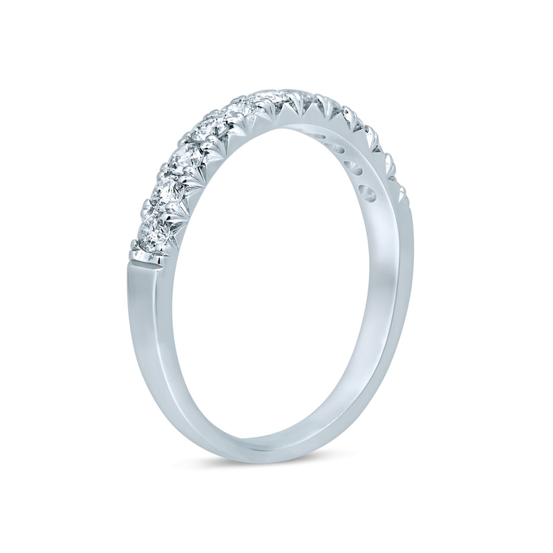 0.45 CT. T.W. Diamond Eleven Stone Anniversary Band in 14K White Gold|Peoples Jewellers