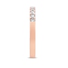 0.37 CT. T.W. Diamond Eleven Stone Anniversary Band in 10K Rose Gold