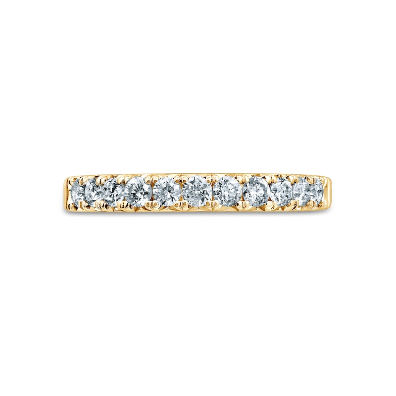 0.45 CT. T.W. Diamond Eleven Stone Anniversary Band in 14K Gold