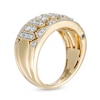 Marilyn Monroe™ Collection 0.58 CT. T.W. Baguette and Round Diamond Vintage-Style Anniversary Band in 14K Gold