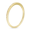 Thumbnail Image 3 of 0.05 CT. T.W. Diamond Stackable Anniversary Band in 10K Gold