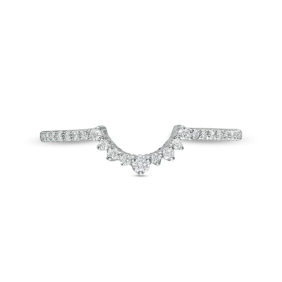 0.145 CT. T.W. Diamond Tiara Contour Anniversary Band in 10K Gold