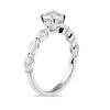 Thumbnail Image 1 of 1.60 CT. T.W.  Round and Marquise Diamond Engagement Ring in 14K White Gold