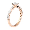 Thumbnail Image 2 of 1.60 CT. T.W. Princess-Cut and Marquise Diamond Engagement Ring in 14K Rose Gold