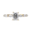 1.60 CT. T.W. Emerald-Cut and Marquise Diamond Engagement Ring in 14K Gold