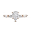 Thumbnail Image 3 of 1.60 CT. T.W. Pear-Shaped and Marquise Diamond Engagement Ring in 14K Rose Gold