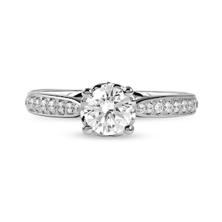 1.00 CT. T.W. Diamond Engagement Ring in 10K White Gold (J/I3)