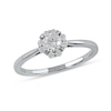 Thumbnail Image 0 of 0.50 CT. T.W. Diamond Frame Engagement Ring in 10K White Gold (J/I3)