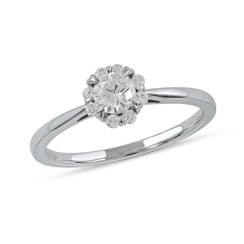 0.50 CT. T.W. Diamond Frame Engagement Ring in 10K Gold (J/I3)|Peoples Jewellers