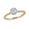 Thumbnail Image 1 of 0.50 CT. T.W. Diamond Frame Engagement Ring in 10K Gold (J/I3)