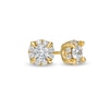 Thumbnail Image 1 of 0.58 CT. T.W. Diamond Frame Stud Earrings in 10K Gold (J/I3)