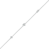 Thumbnail Image 0 of 0.04 CT. T.W. Diamond Heart Arrow Anklet in Sterling Silver – 10"