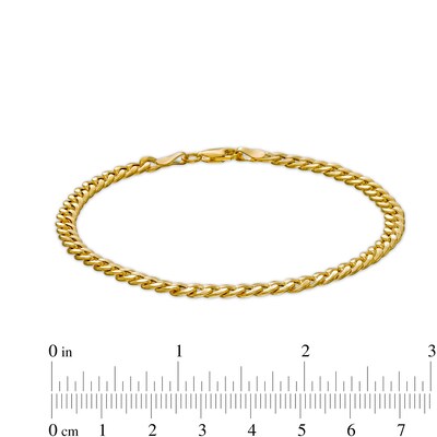 4.6mm Curb Chain Bracelet and Necklace Set in Hollow 10K Gold