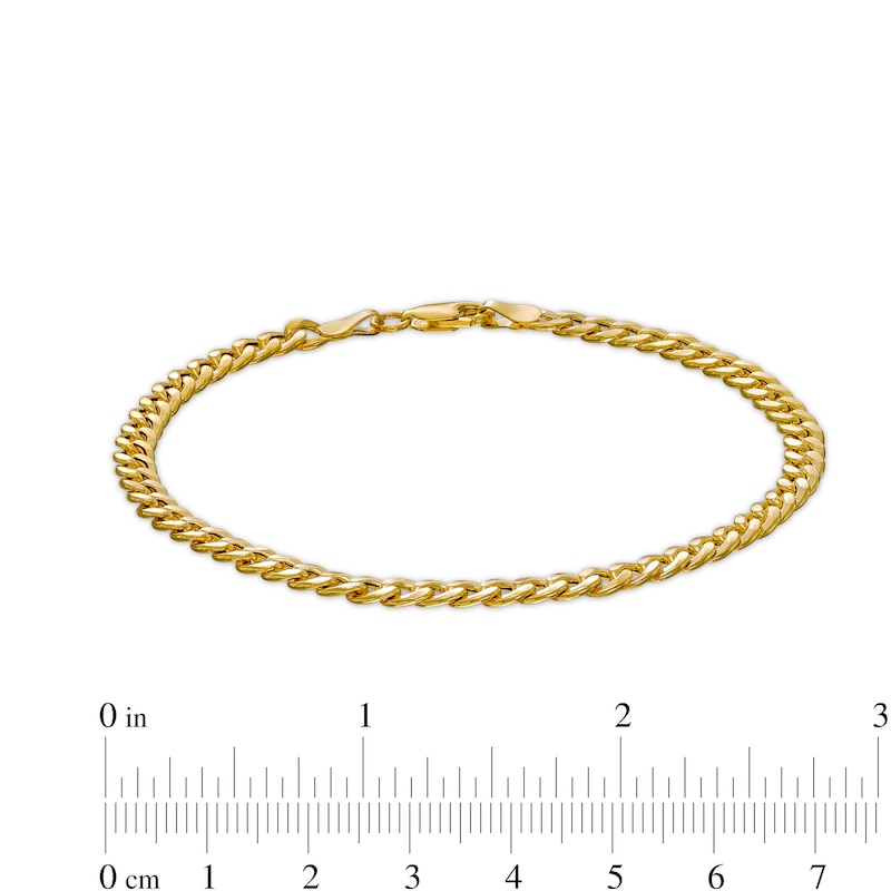 4.6mm Curb Chain Bracelet and Necklace Set in Hollow 10K Gold|Peoples Jewellers