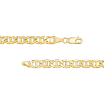 6.1mm Mariner Chain Necklace in Hollow 14K Gold - 20"