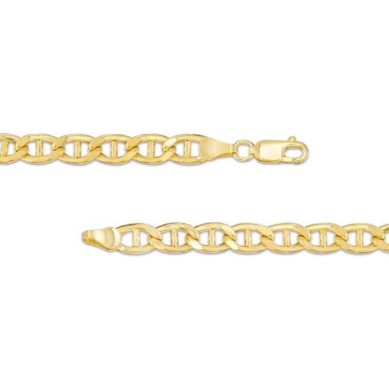 6.1mm Mariner Chain Necklace in Hollow 14K Gold - 20"