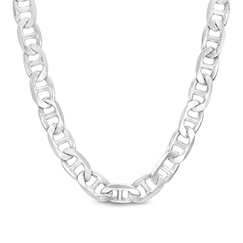 6.9mm Mariner Chain Necklace in Sterling Silver – 22"|Peoples Jewellers