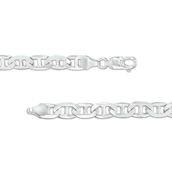 6.9mm Mariner Chain Necklace in Sterling Silver – 22"