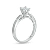 Thumbnail Image 2 of 0.50 CT. Certified Princess-Cut Diamond Solitaire Engagement Ring in 14K White Gold (J/I2)