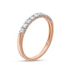 Thumbnail Image 2 of 0.29 CT. T.W. Diamond Nine Stone Anniversary Band in 10K Rose Gold