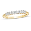 Thumbnail Image 1 of 0.29 CT. T.W. Princess-Cut Diamond Nine Stone Anniversary Band in 10K Gold