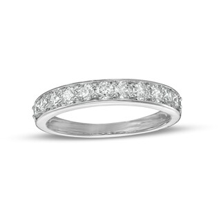 0.58 CT. T.W. Diamond Eleven Stone Anniversary Band in 10K Gold