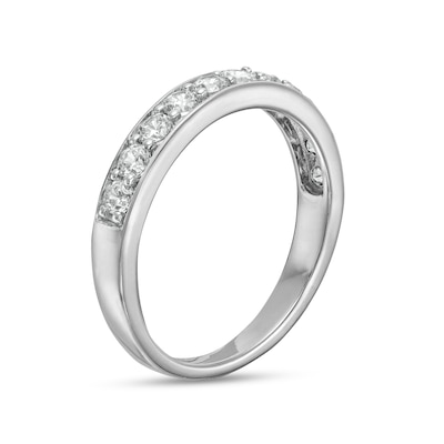 0.58 CT. T.W. Diamond Eleven Stone Anniversary Band in 10K Gold