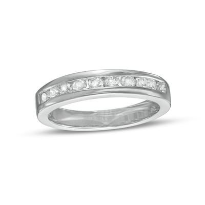 0.45 CT. T.W. Diamond Ten Stone Anniversary Band in 10K Gold