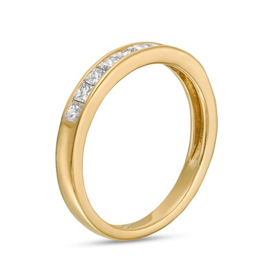 0.45 CT. T.W. Princess-Cut Diamond Ten Stone Anniversary Band in 10K Gold