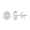 Thumbnail Image 2 of Diamond Accent Spiral Stud Earrings in Sterling Silver