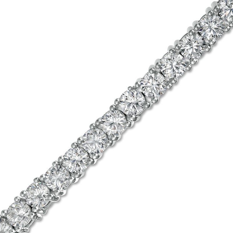 10.00 CT. T.W. Diamond Tennis Bracelet in 10K White Gold – 7.5"|Peoples Jewellers