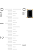 Thumbnail Image 3 of 0.95 CT. T.W. Emerald-Cut Black Enhanced Diamond Solitaire Stud Earrings in 10K Gold