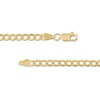 3.5mm Curb Chain Necklace in Hollow 10K Gold – 22"