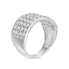 Thumbnail Image 2 of 1.00 CT. T.W. Diamond Multi-Row Anniversary Ring in 10K White Gold