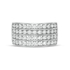 Thumbnail Image 3 of 1.00 CT. T.W. Diamond Multi-Row Anniversary Ring in 10K White Gold