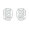 0.95 CT. T.W. Composite Diamond Elongated Cushion Stud Earrings in 10K White Gold