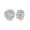 Thumbnail Image 0 of 0.69 CT. T.W. Diamond Spiral Stud Earrings in 10K White Gold